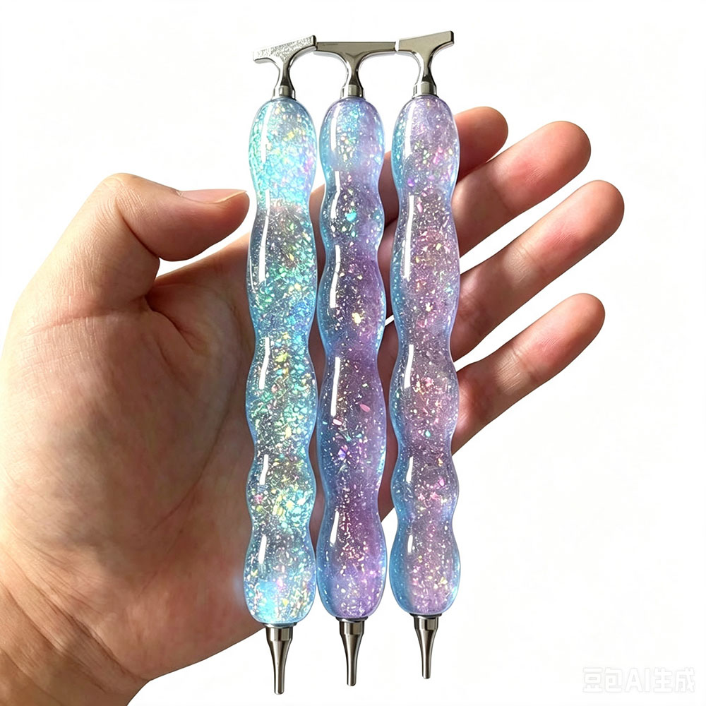 New Pink Blue Shiny Diamond Pa - Embroidery Rose 评论和价格