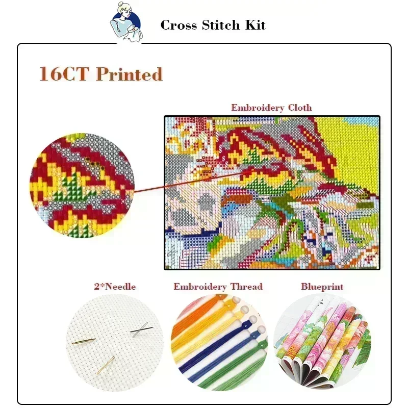 Joy Sunday Cross Stitch Kit Sn - Embroidery Meaning 评论和价格