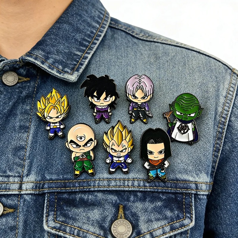 7pcs Set Cute Manga Brooches f - Embroidery Reddit 评论和价格