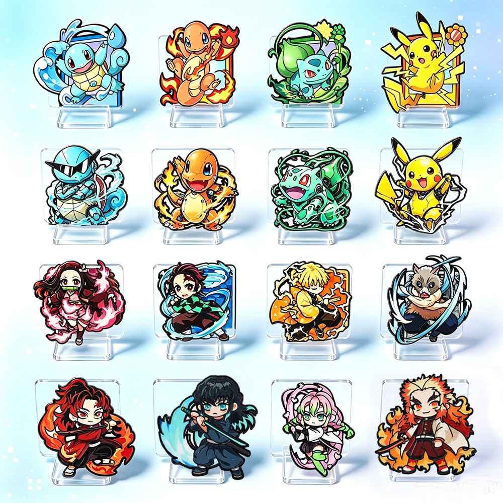 8Pcs Anime Demon Slayer Enamel - Embroidery Reddit 评论和价格
