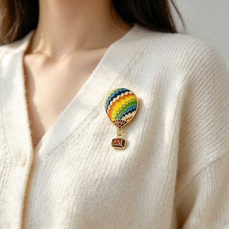 Hot Air Balloon Shaped Metal B - Embroidery Bali 评论和价格