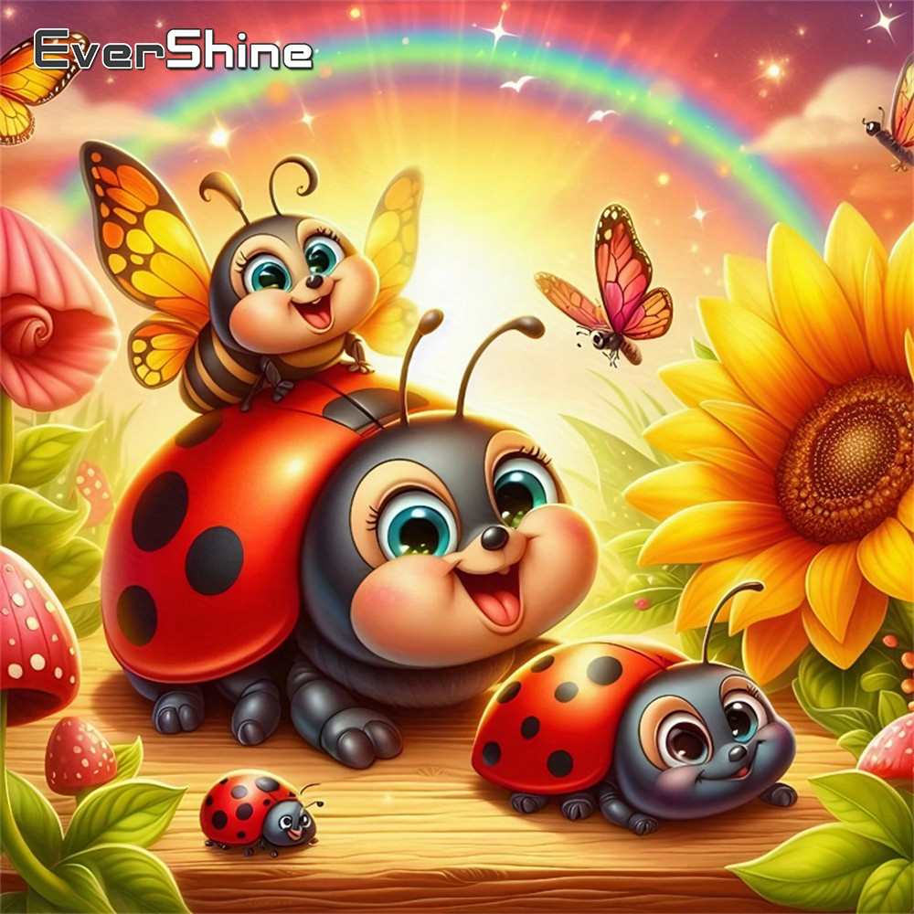 Evershine Diamond Mosaic Ladyb - Embroidery Lady Bug 评论和价格