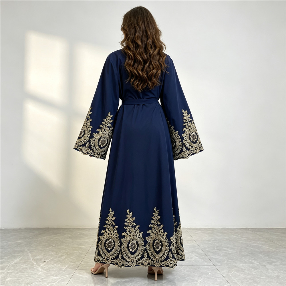 New Abaya Dubai Luxury Kimono  - Embroidery Kebaya 评论和价格