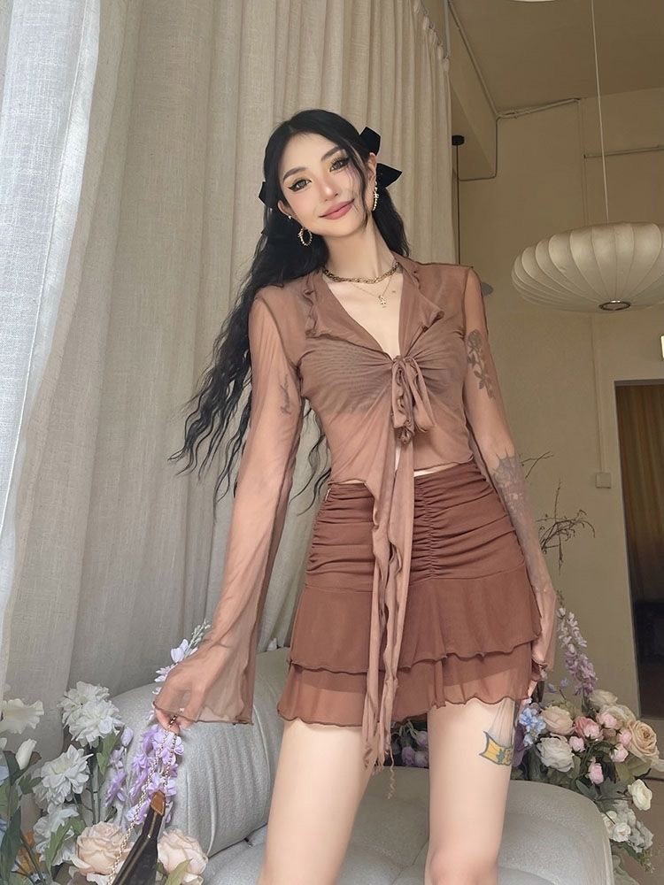 Long Flare Sleeve Blouses for  - Embroidery Online 评论和价格