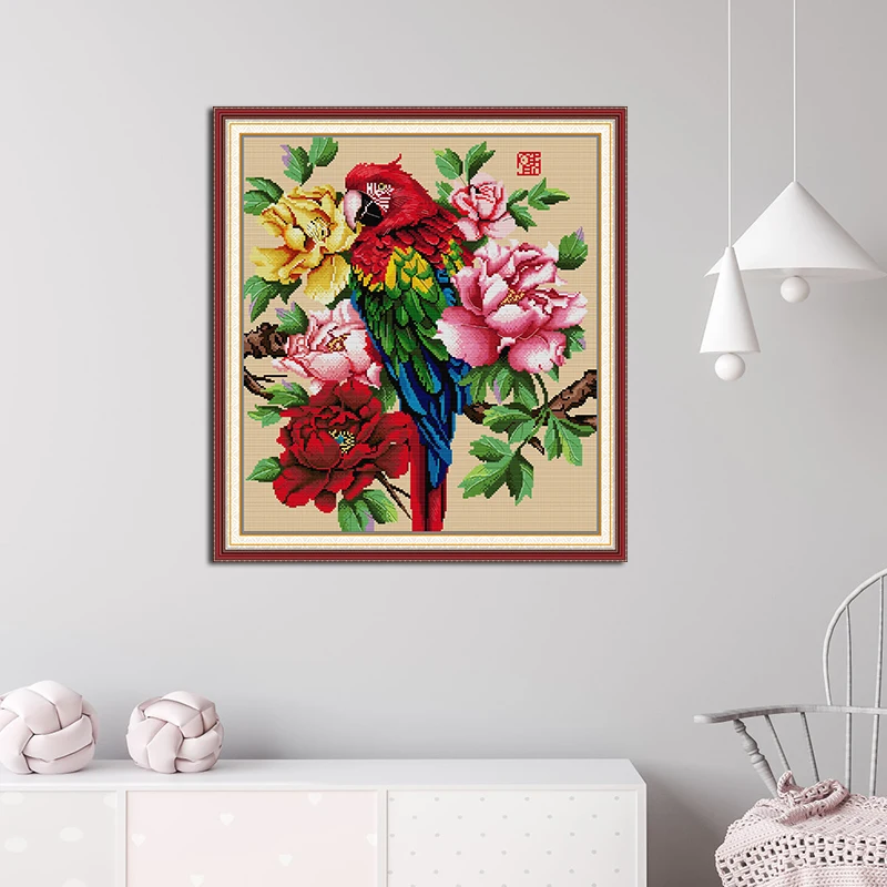 Joy Sunday Beautiful Parrot Pa - Embroidery Meaning 评论和价格