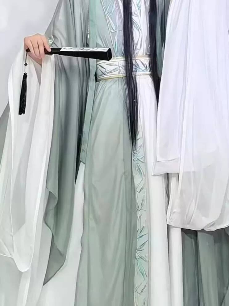 New Hanfu Women Wei Jinfeng Em - Embroidery Cotton Shirt 评论和价格
