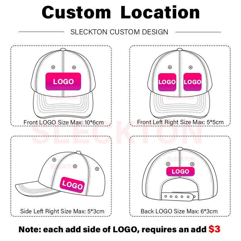 SLECKTON Custom Hat Logo Embro - Embroidery Design Logo 评论和价格