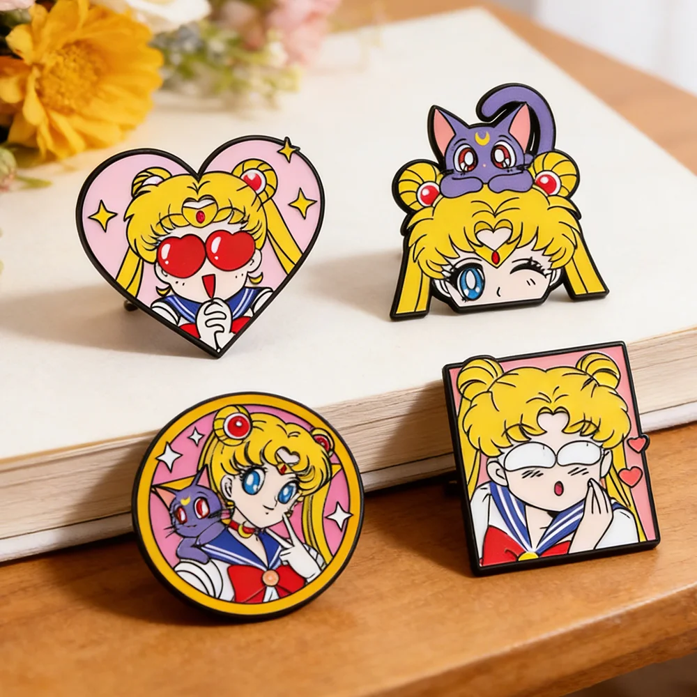 4 Pcs Sailor Moon Heart Shape  - Embroidery Reddit 评论和价格