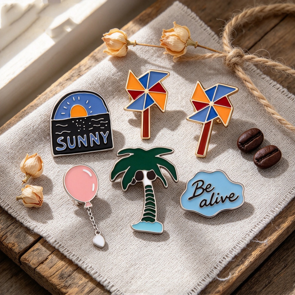 Romantic Sea Sunrise Pins Broo - Embroidery Bali 评论和价格