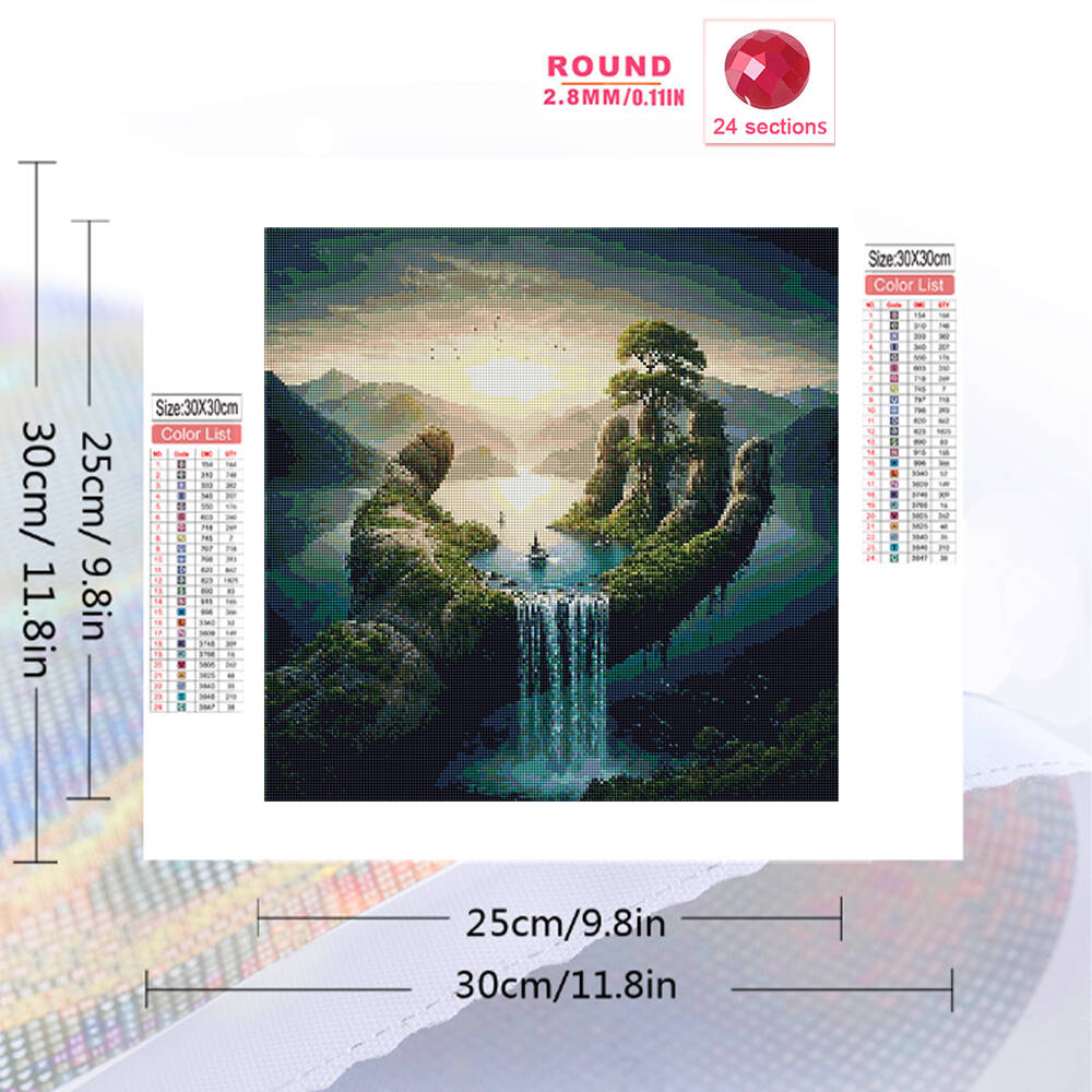 Momoart Diamond Painting River - Embroidery Meaning 评论和价格