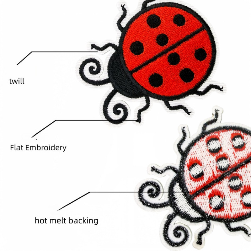 Creative Cute Cartoon Insect S - Embroidery Lady Bug 评论和价格