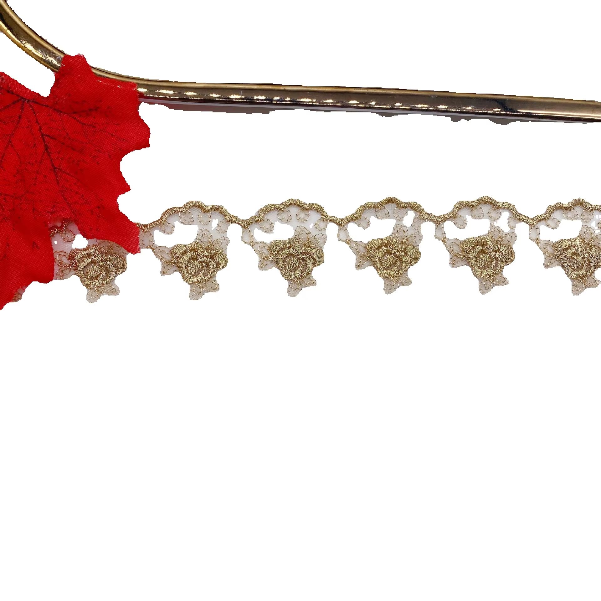 Gold thread embroidery rose fl - Embroidery Rose 评论和价格
