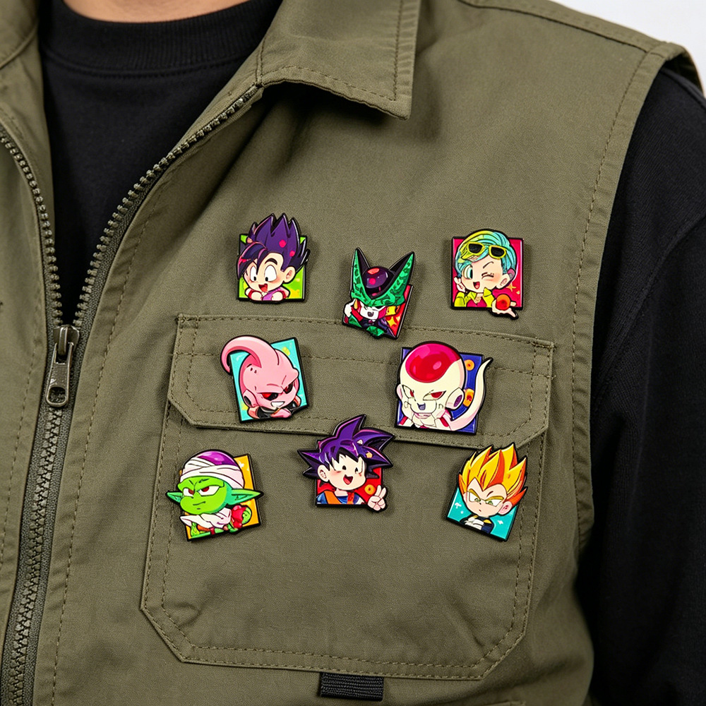 8Pcs Chibi Goku Character Enam - Embroidery Reddit 评论和价格